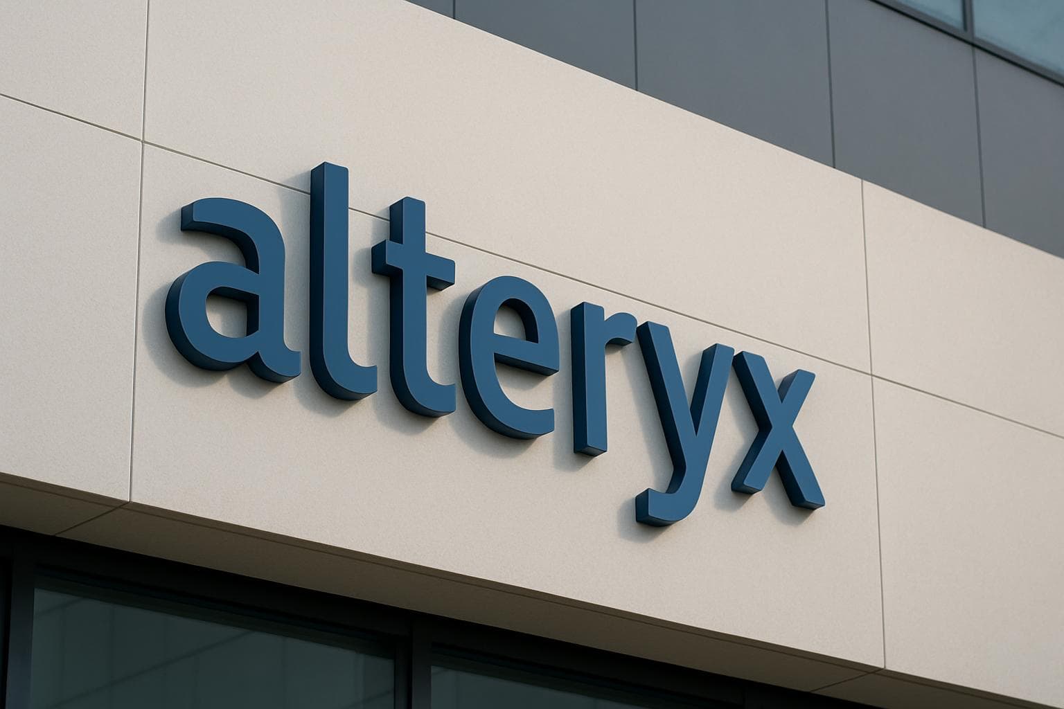 Alteryx logo on a clean background representing the Alteryx One analytics platform