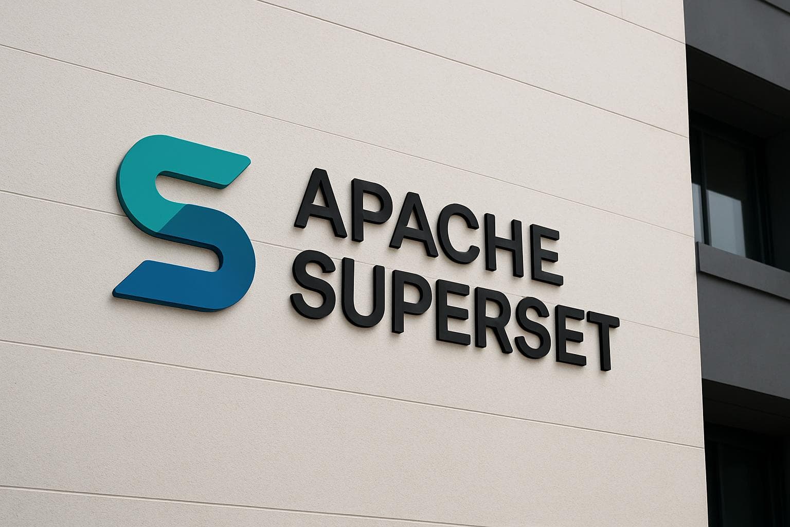 Apache Superset logo on a clean background