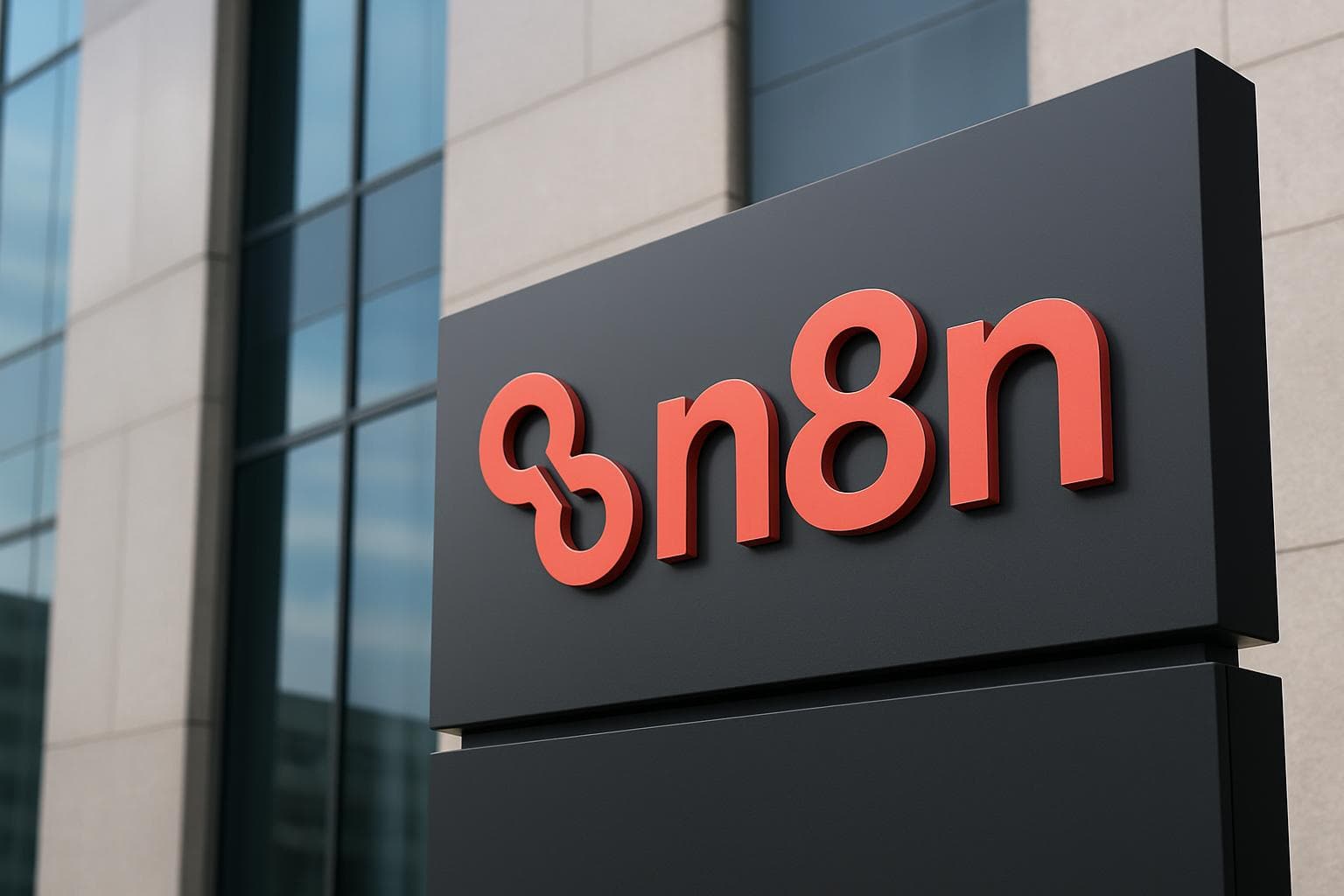 n8n workflow automation platform logo on a clean editorial background