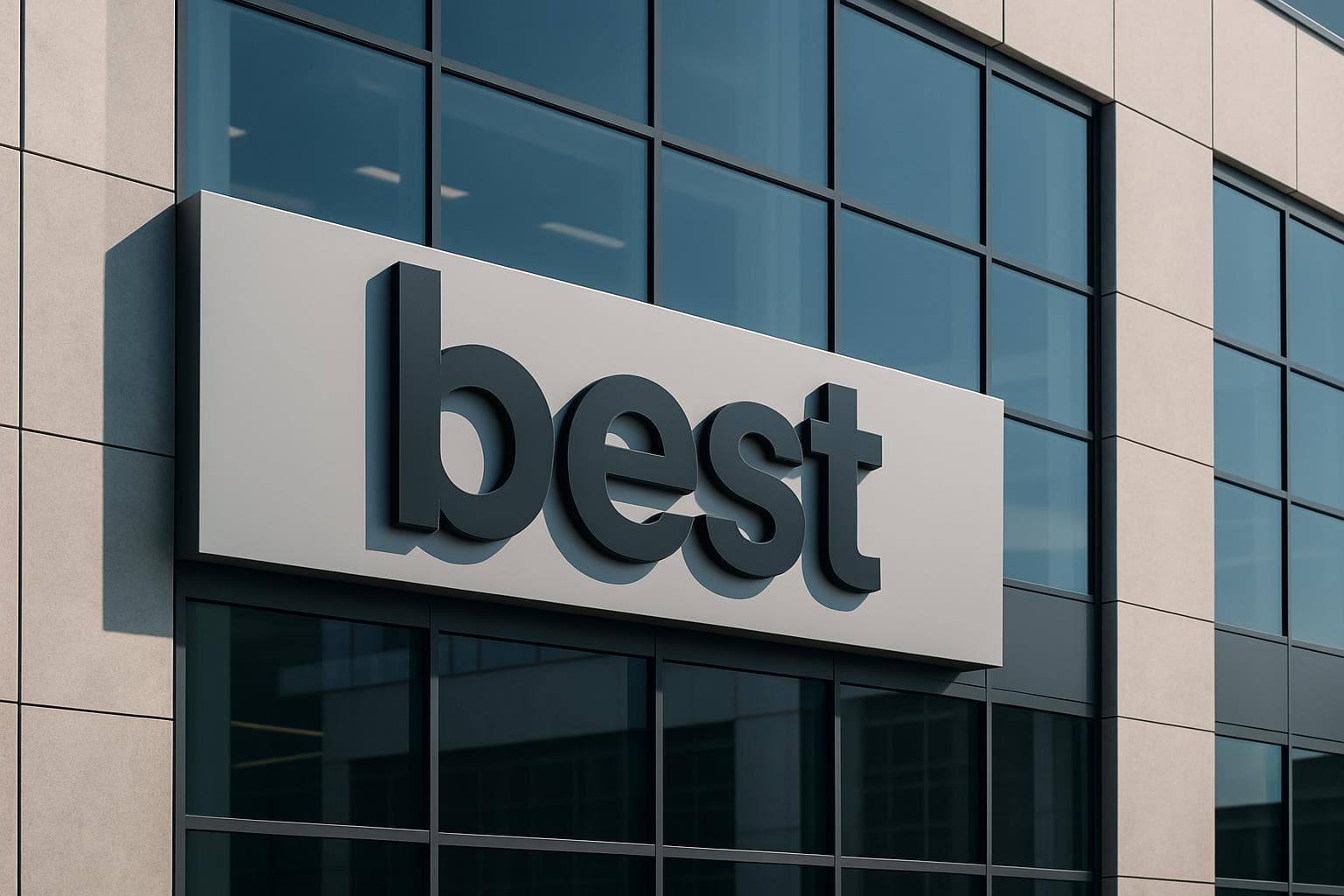 A data analyst reviewing charts on a monitor in a clean professional office setting