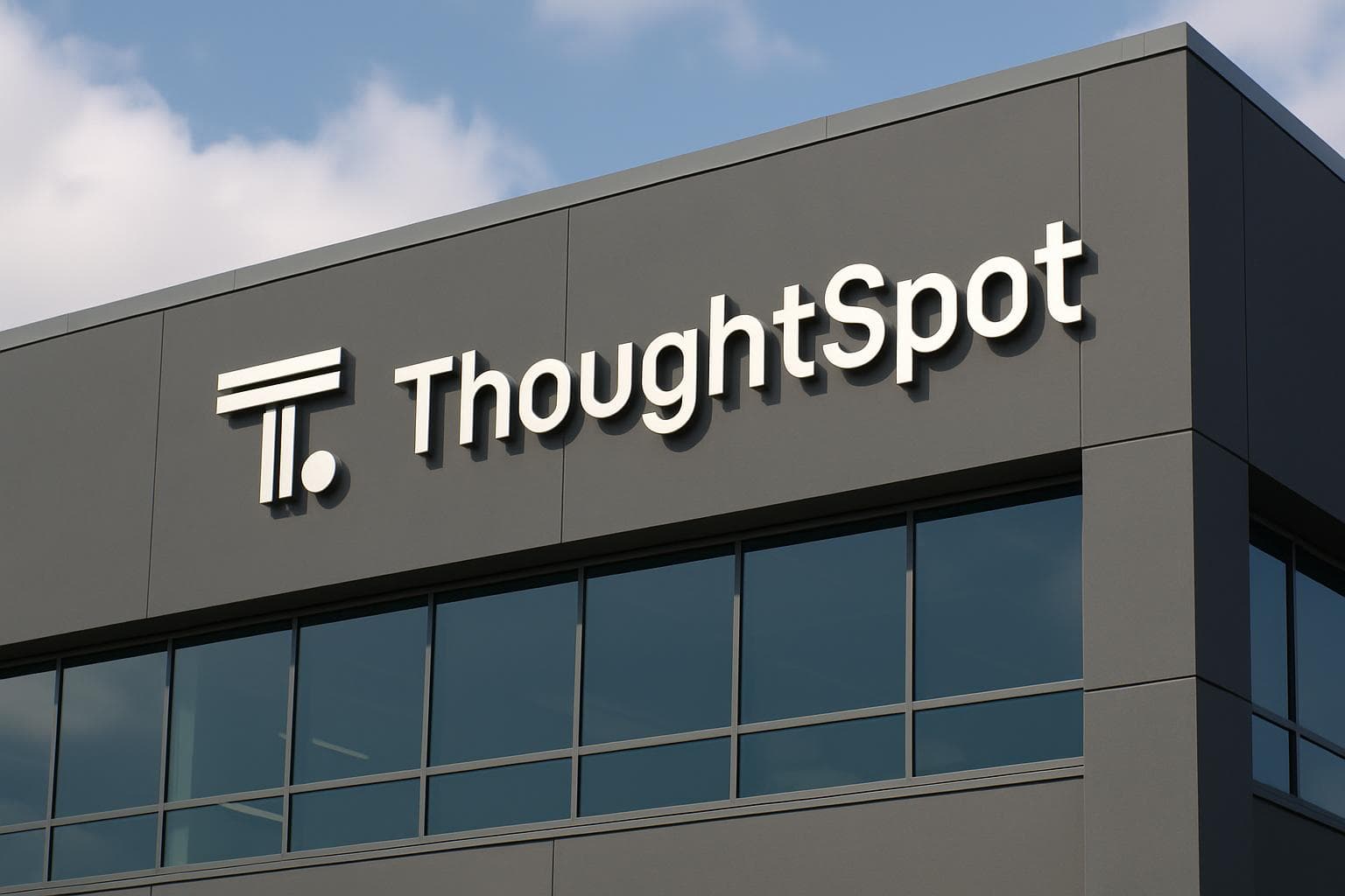 ThoughtSpot Spotter AI analyst interface showing a natural language query and a chart result