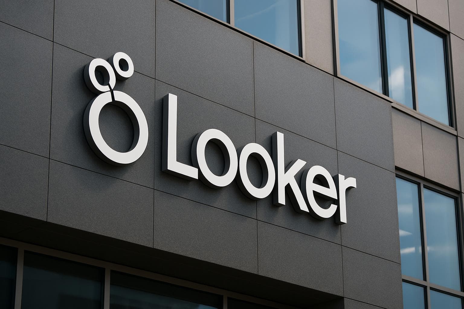 Dashboard screenshot showing a business analytics report built in Google Looker Studio