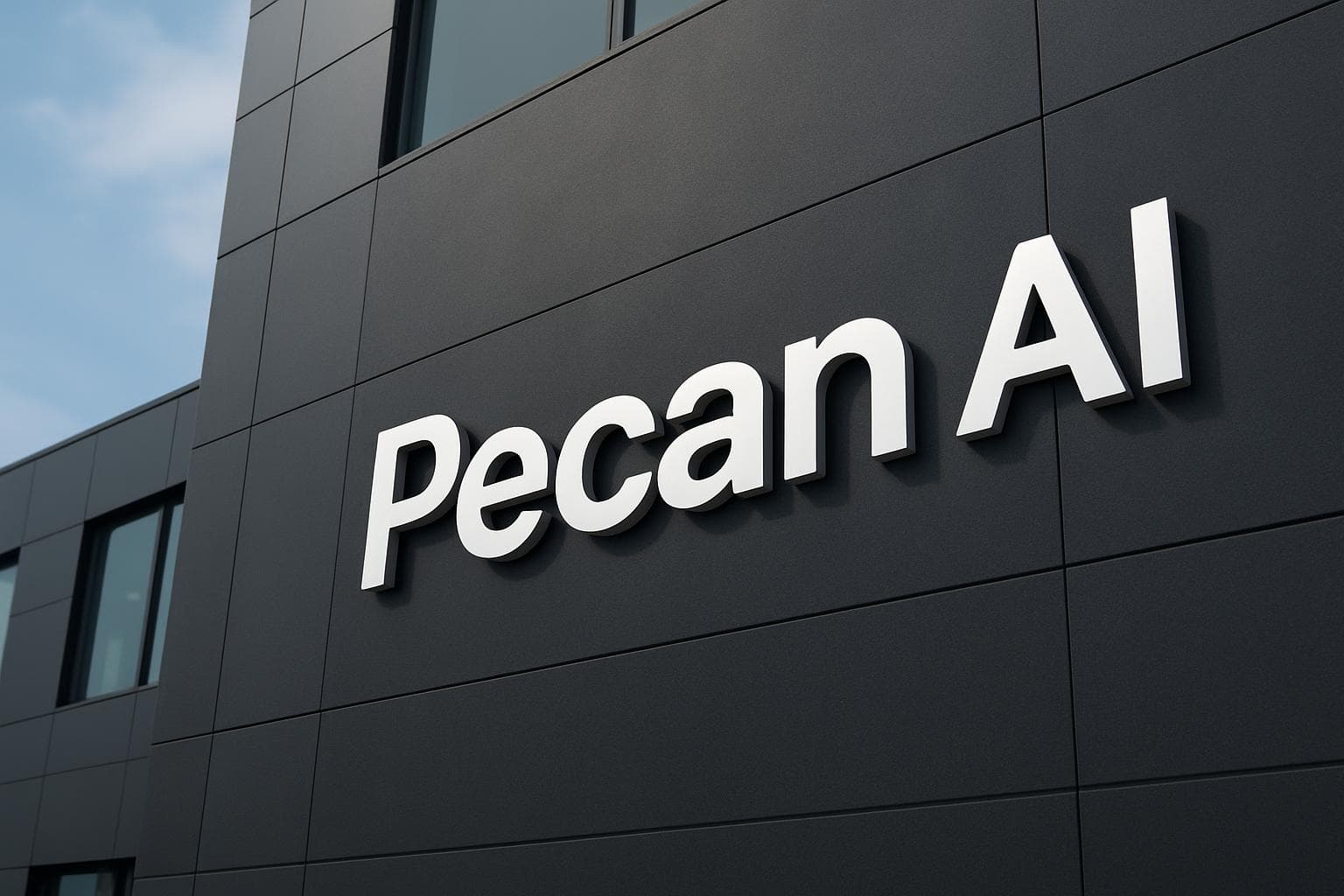 Pecan AI Predictive Agent showing a machine learning forecasting workflow