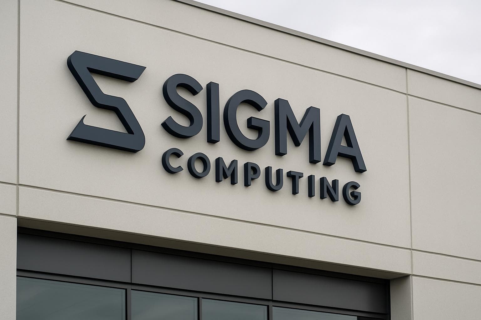 Sigma Computing logo on a clean professional background